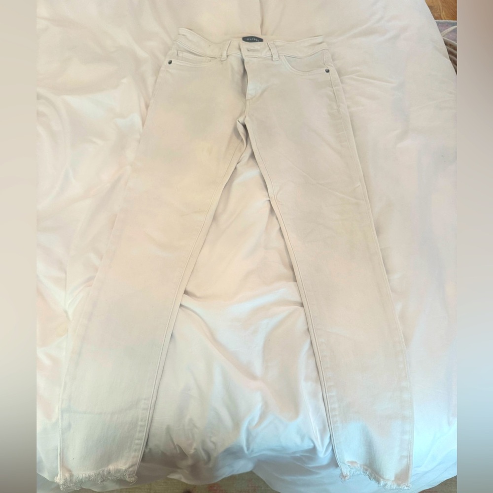 DL1961 Women's Light Cream Skinny Jeans
